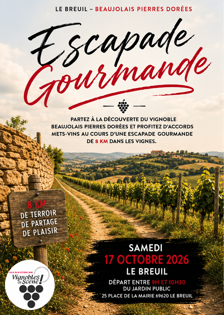 Flyer Escapade Gourmande 2026 Pierre Dorée